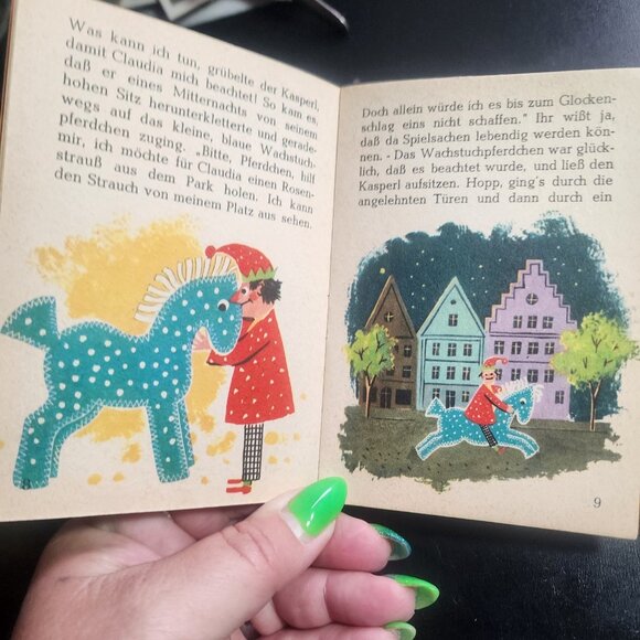 Das Wachstuchpferdchen Pevau-Büchlein Nr. 8 Vintage Children's Book 1957 - Picture 4 of 10